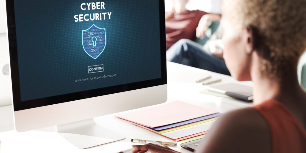Cyber Security Protection Firewall Interface Concept